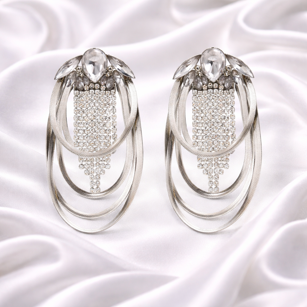 CASCADE CHAIN EARRINGS