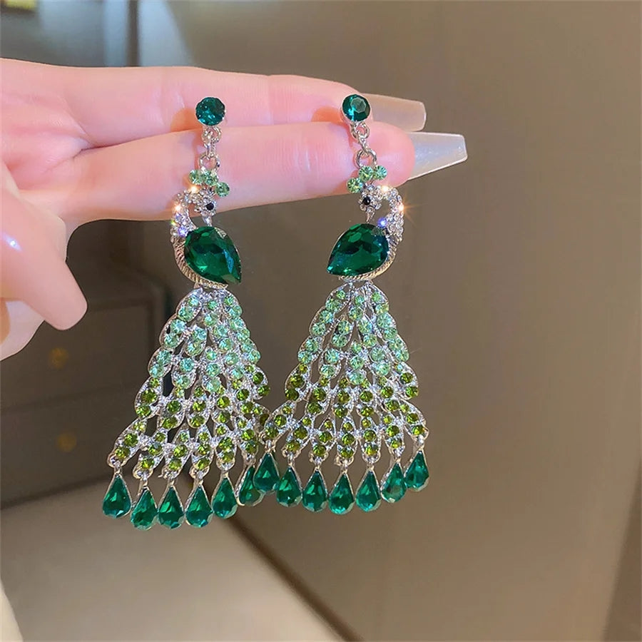 PEAFOWL EARRINGS