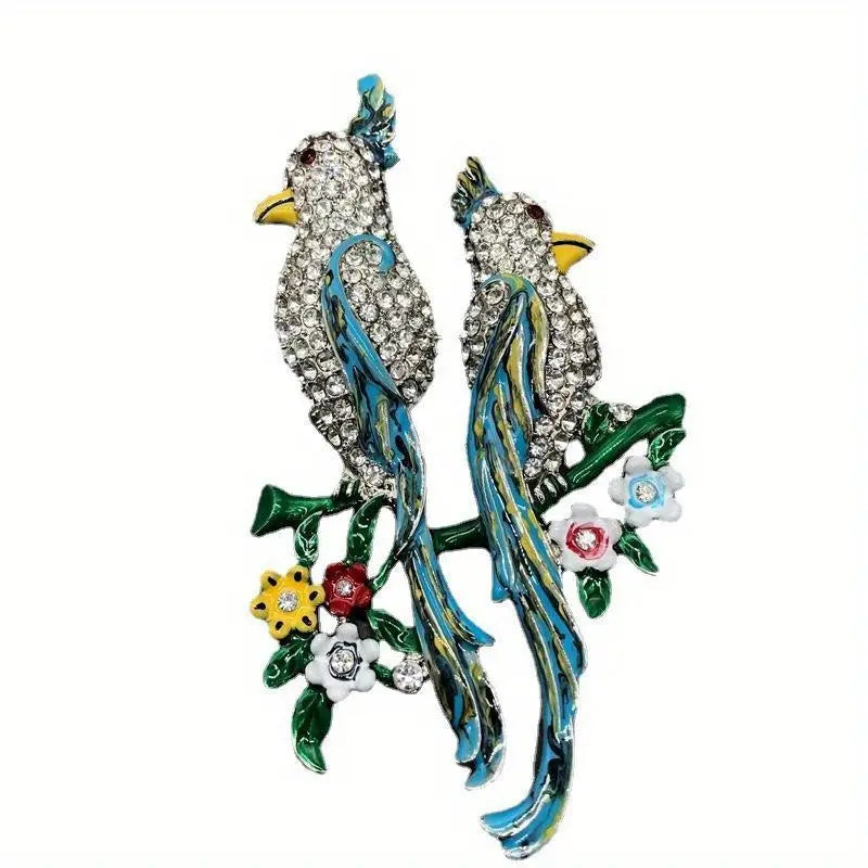 PARROTS BROOCH
