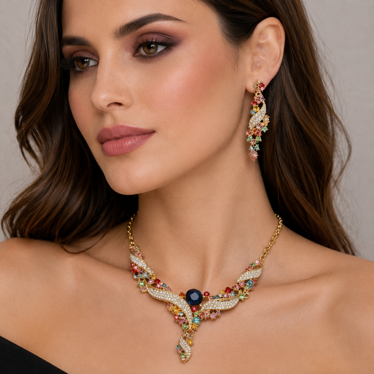 RAINBOW CRYSTAL VINE SET