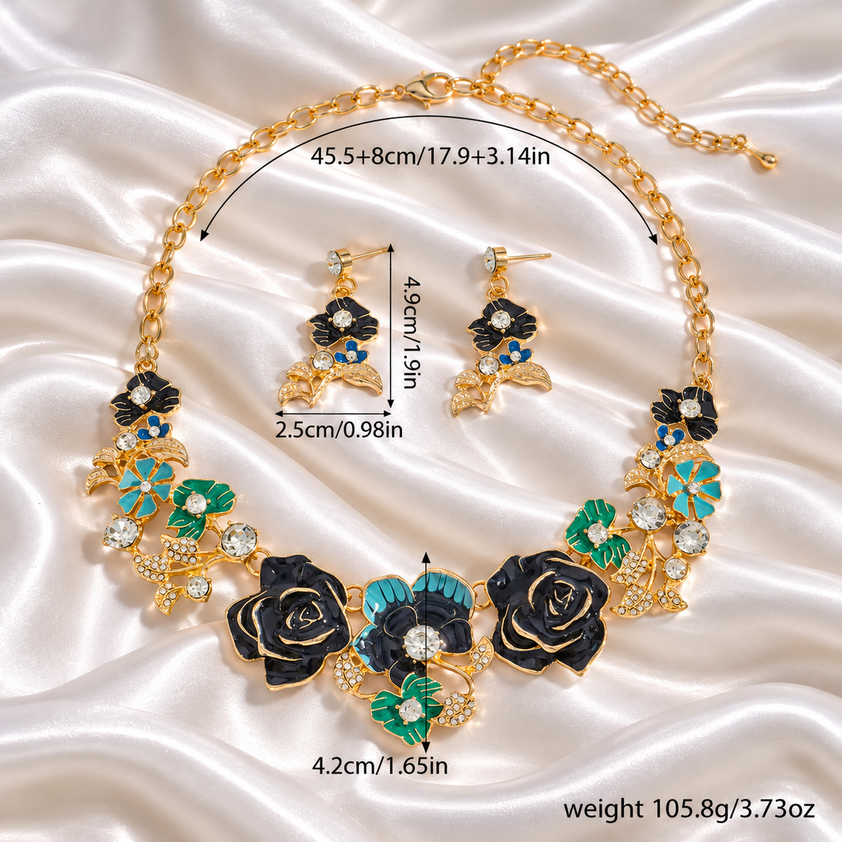 MIDNIGHT BLOOM FLORAL SET