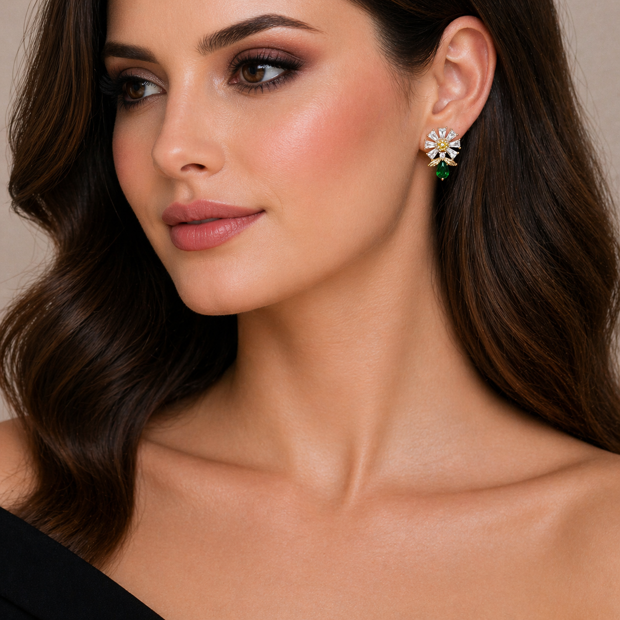 HAIL ZIRCON EARRINGS
