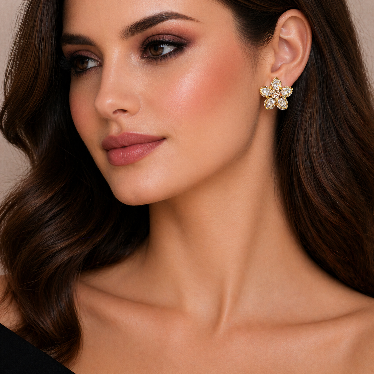 GEM ZIRCON EARRINGS