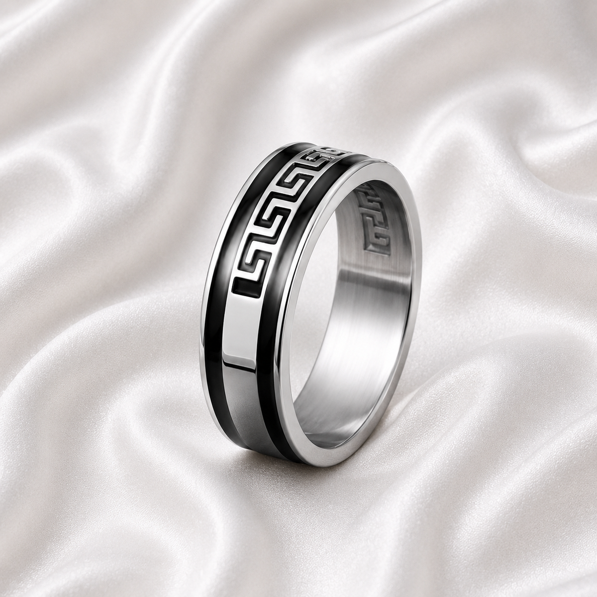 STAINLESS STEEL DONNA RING