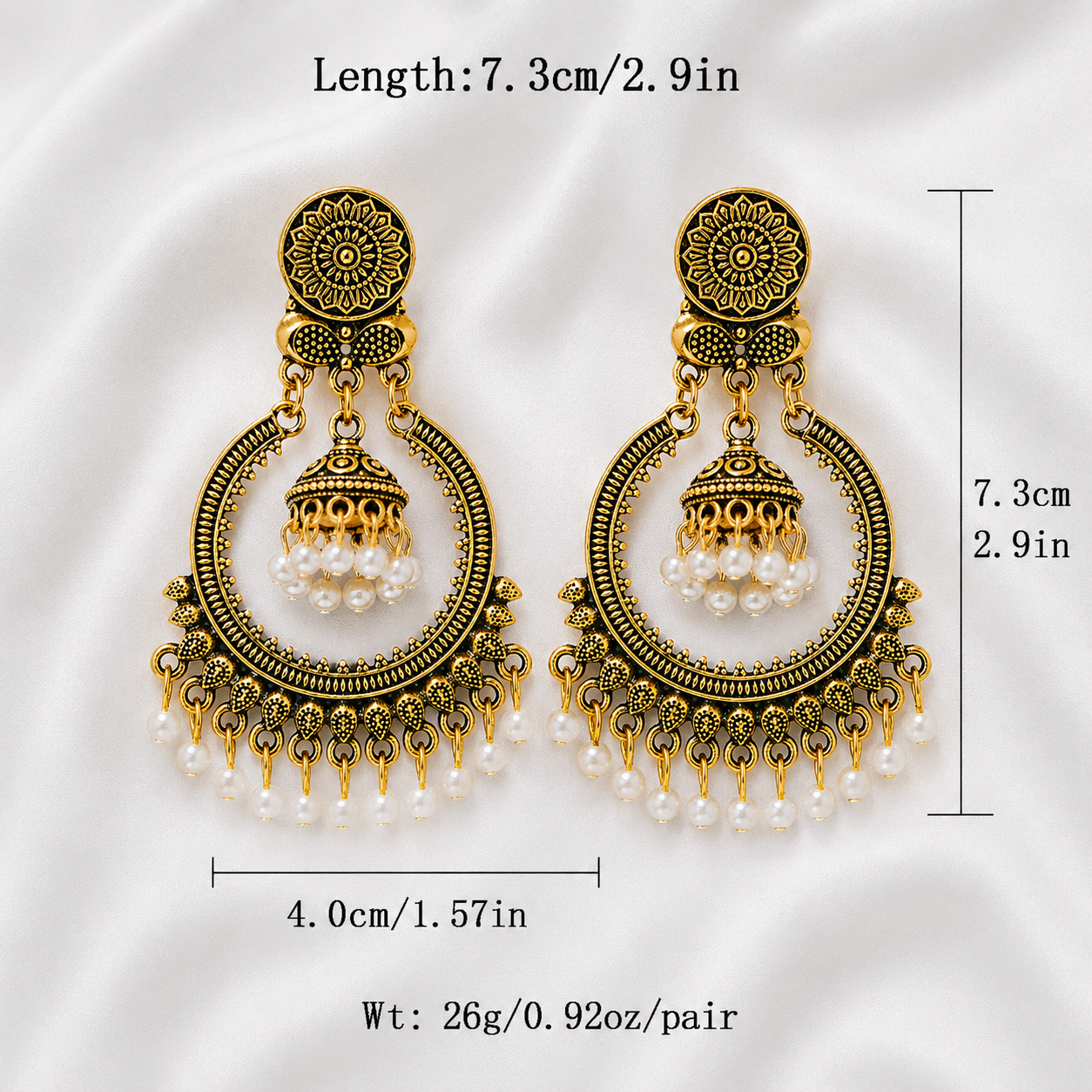 PEARL JHUMKA EARRINGS