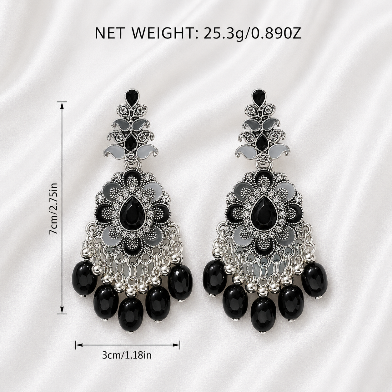 VINTAGE FLOWER EARRINGS