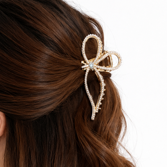 KOREAN BOW HAIR CLAW