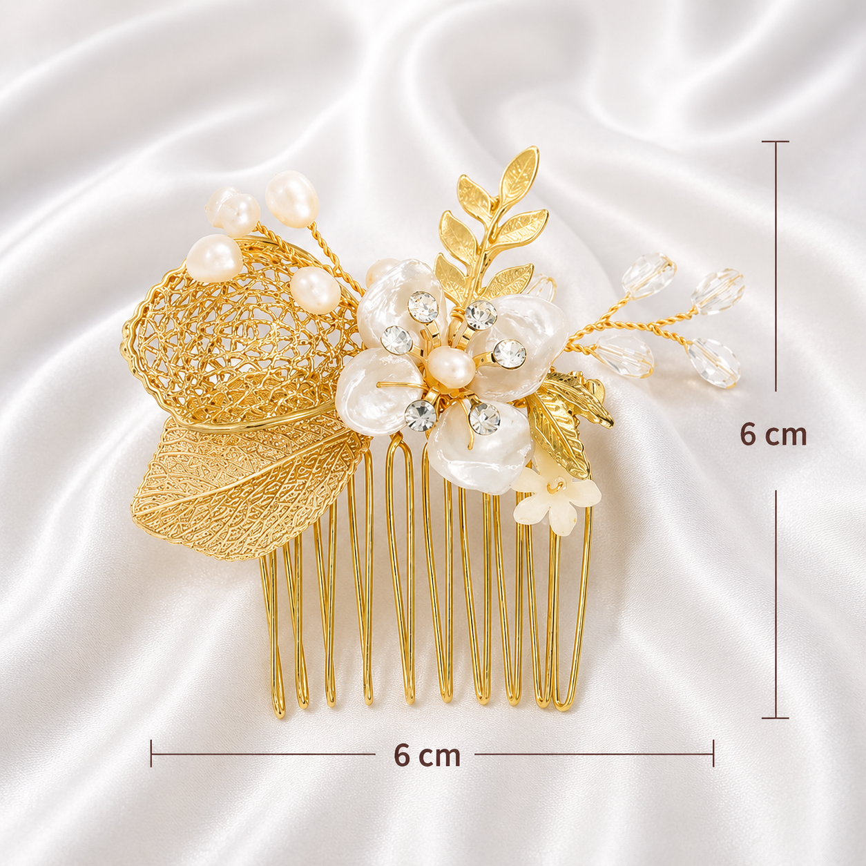 FLORET PEARL HAIR COMB