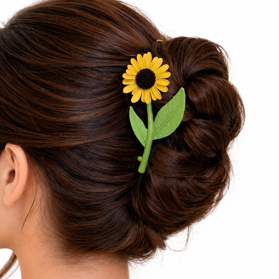 DAFFODIL/SUNFLOWER HAIR CLAW