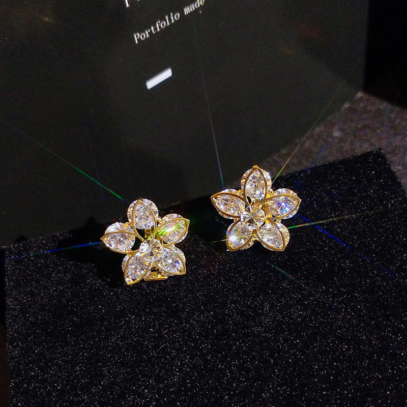 GEM ZIRCON EARRINGS