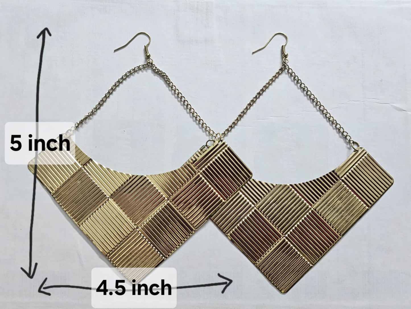 DIAMOND CUBAN EARRINGS