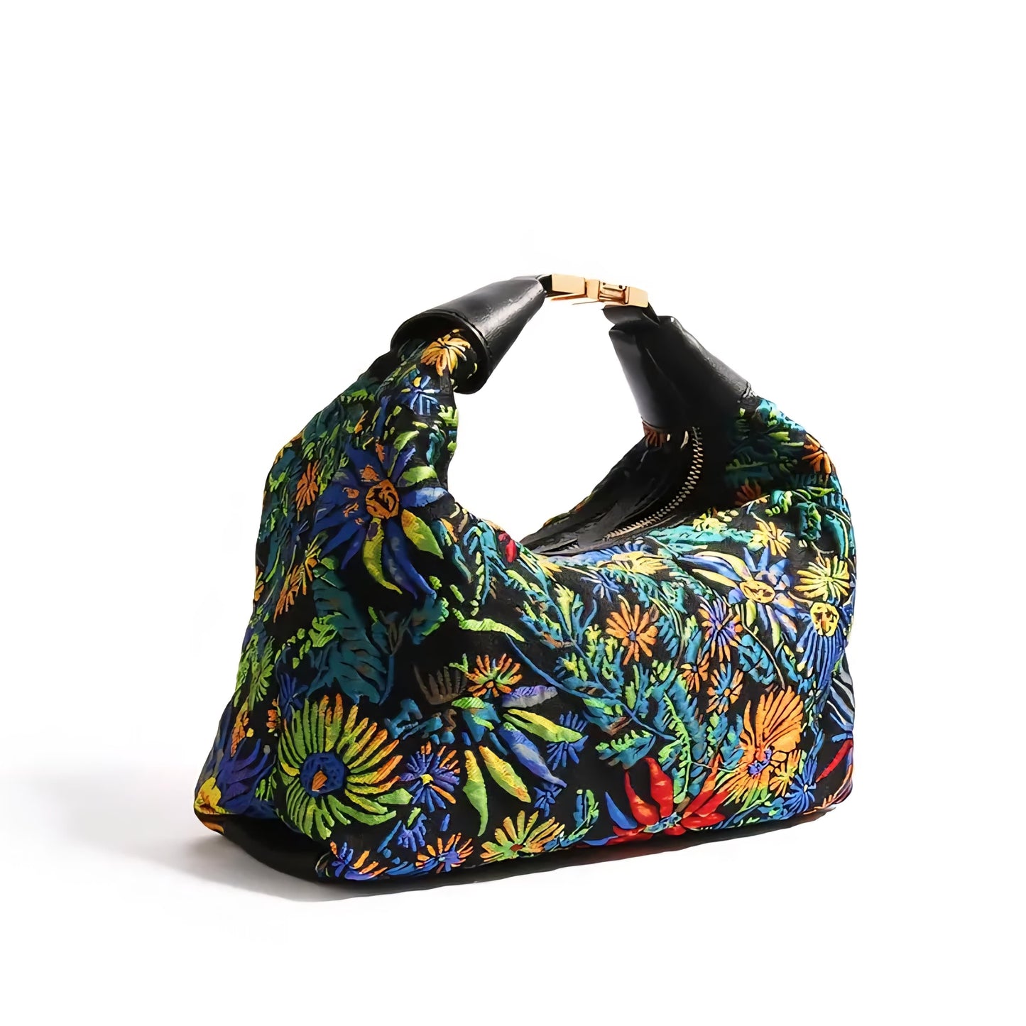 PEACOCK EMBROIDED BAG