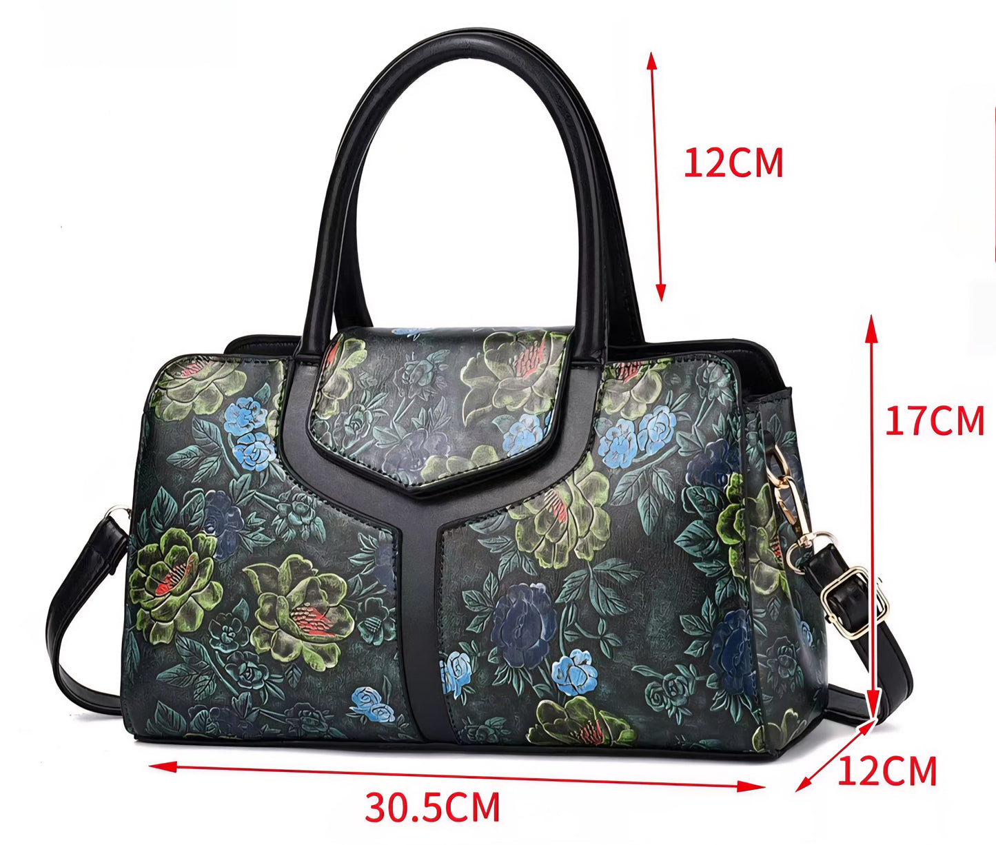 VINTAGE FLORAL PRINT BAG