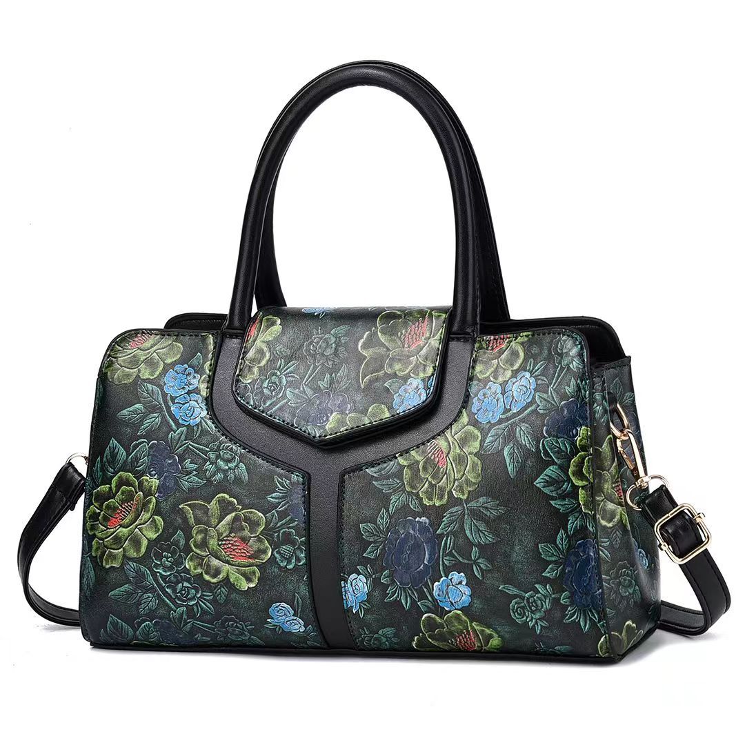 VINTAGE FLORAL PRINT BAG