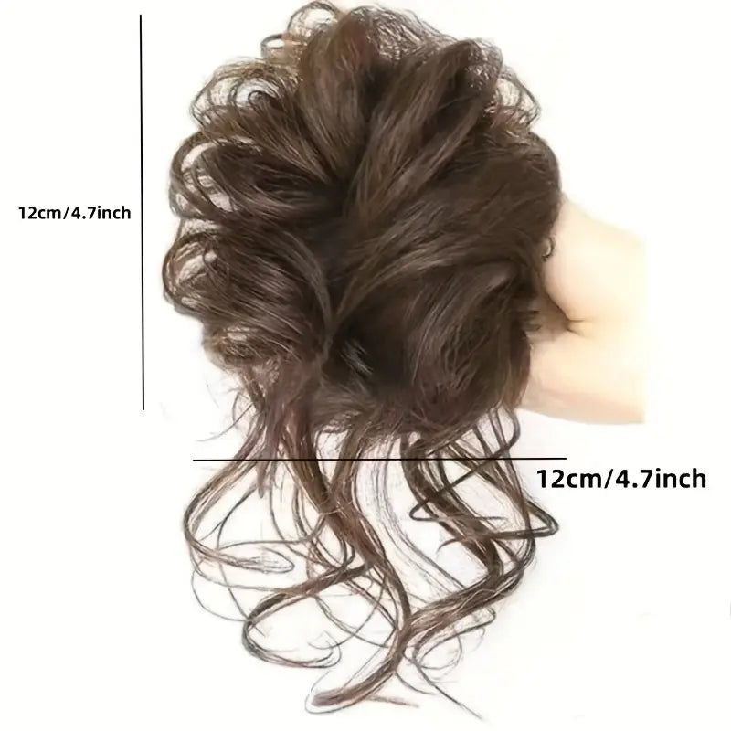 SYNTHETIC MESSY CURLY CLAW BUN