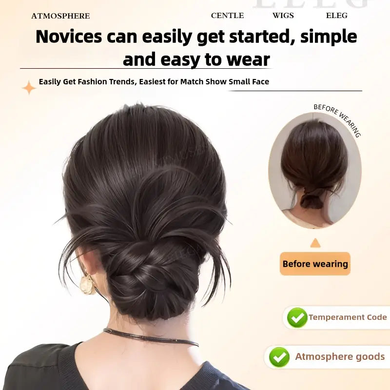 FLUFFY UPDO HAIR BUN