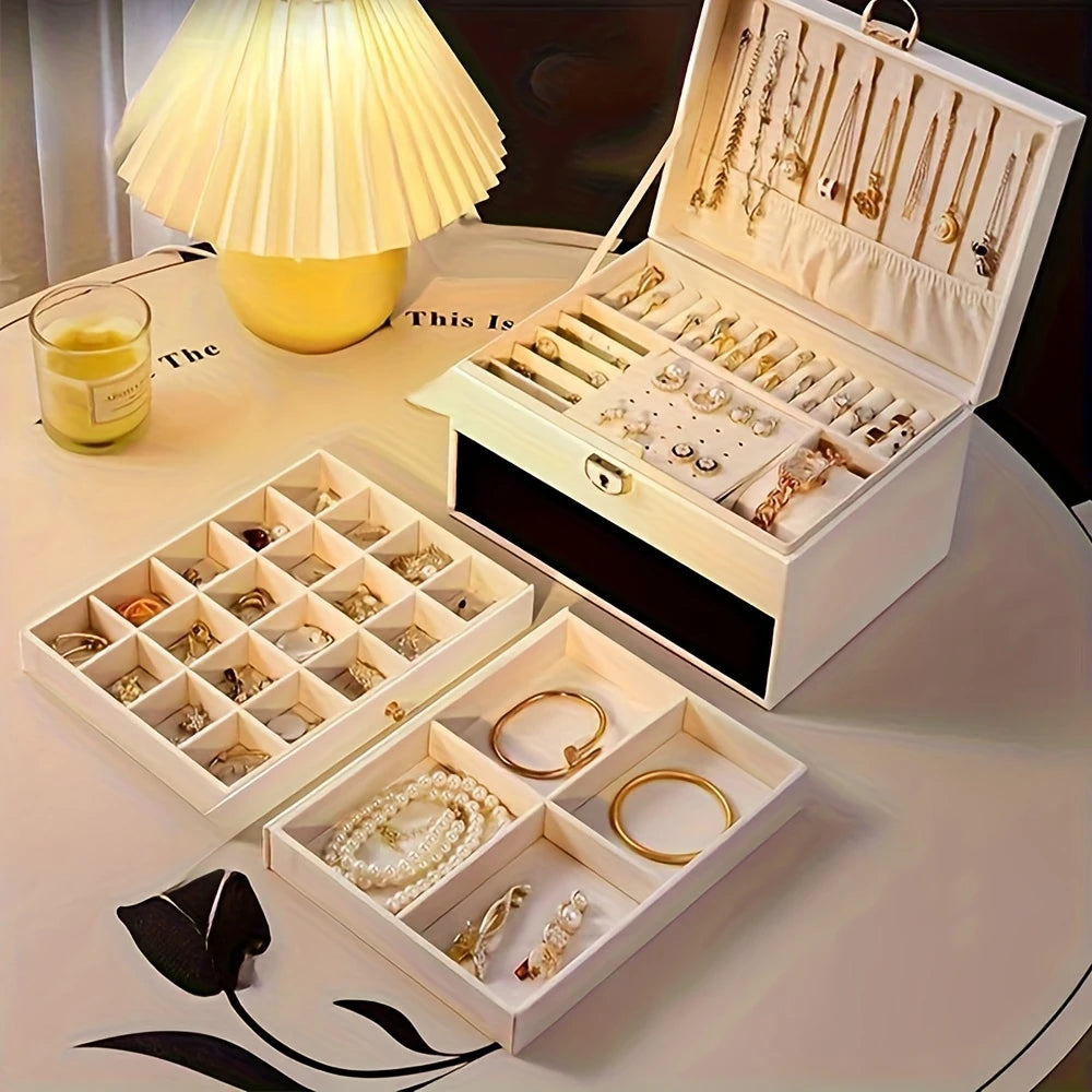 THREE LAYER JEWELRY BOX