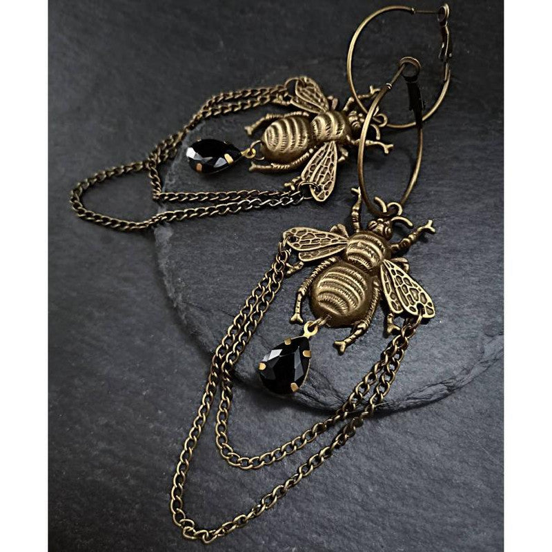 BUBBLEBEE HOOPS EARRINGS