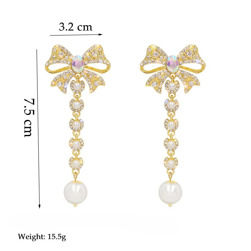 KOREAN BOW KNOT EARRINGS