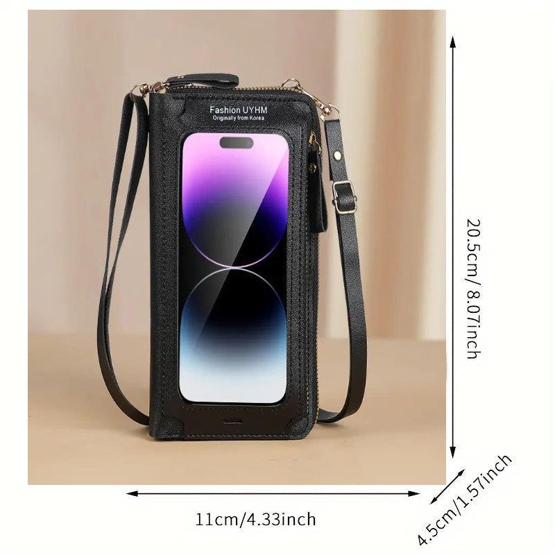 TOUCH SCREEN CELL PHONE CROSSBODY BAG