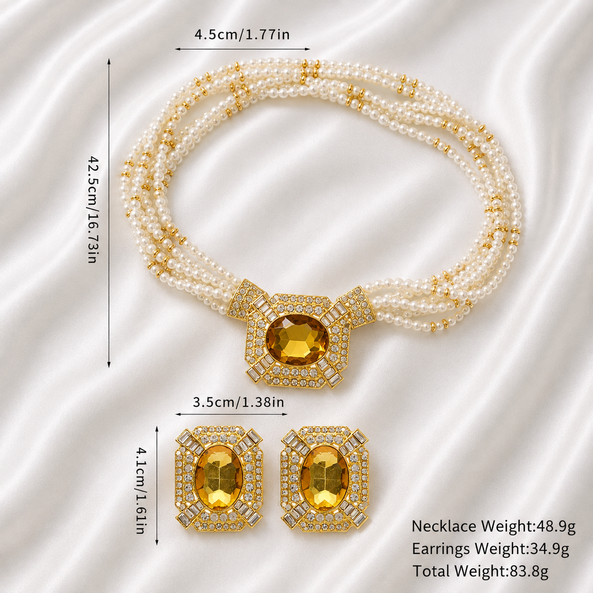 FRENCH STYLE PEARL SET