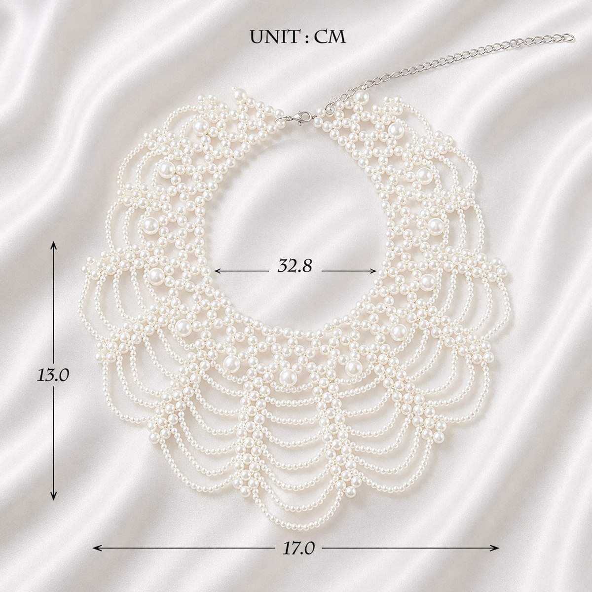 LUXURY PERAL WHITE NECKLACE