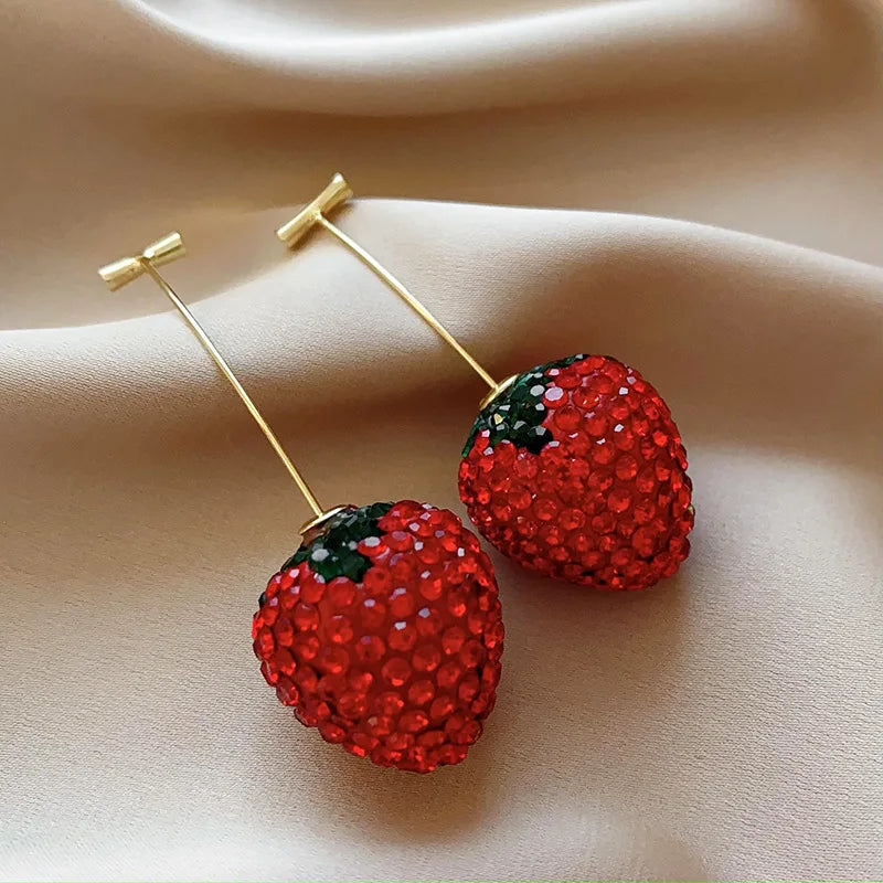 STRAWBERRY EARRINGS