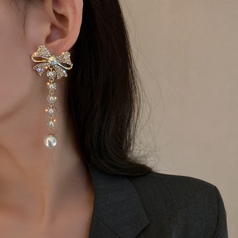 KOREAN BOW KNOT EARRINGS