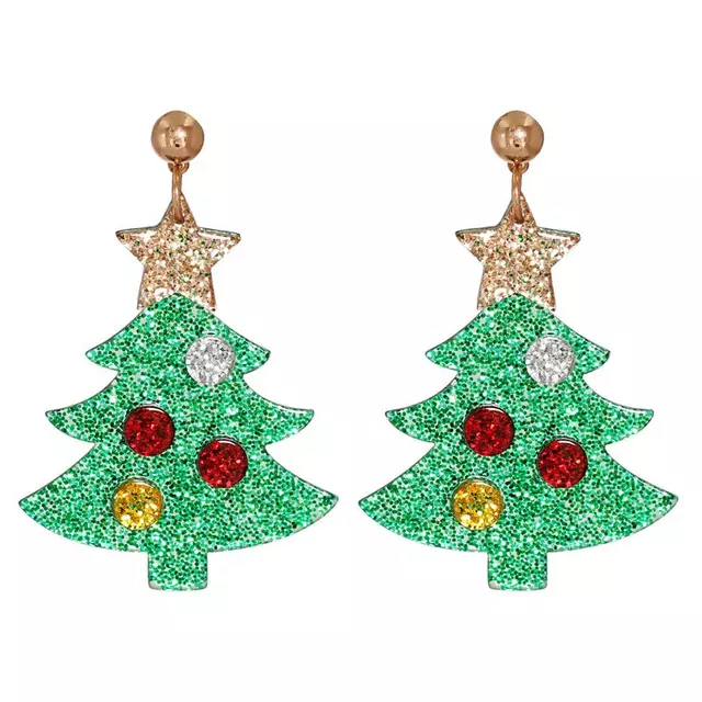 CHRISTMAS TREE EARRINGS