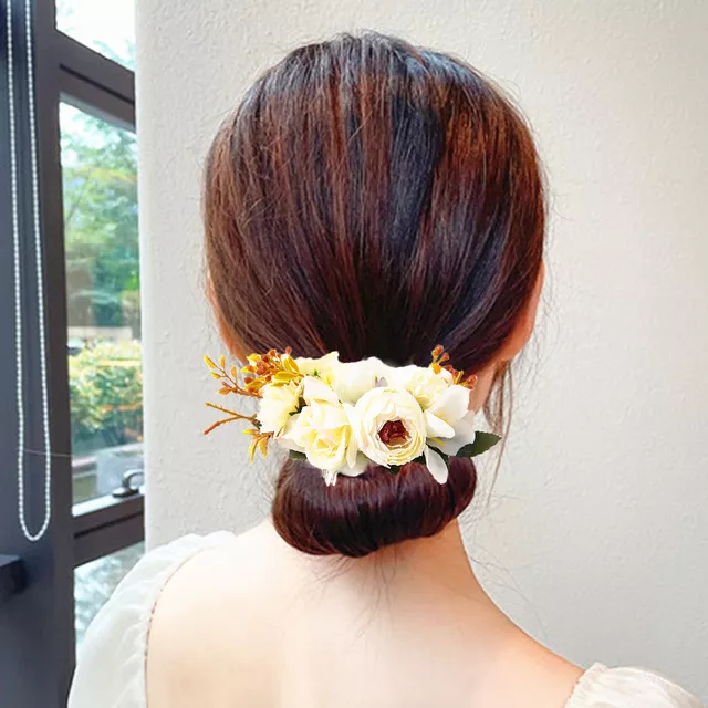 FLOWERS HAIR COMB