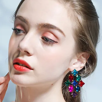 DIAMOND CRYSTALS EARRINGS