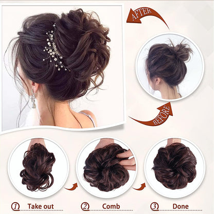 SYNTHETIC MESSY BUN SCRUNCHY