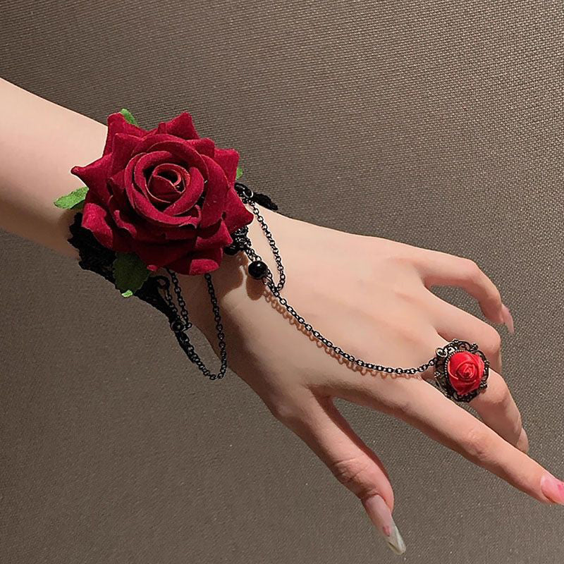 ROSE RING AND BRACELET