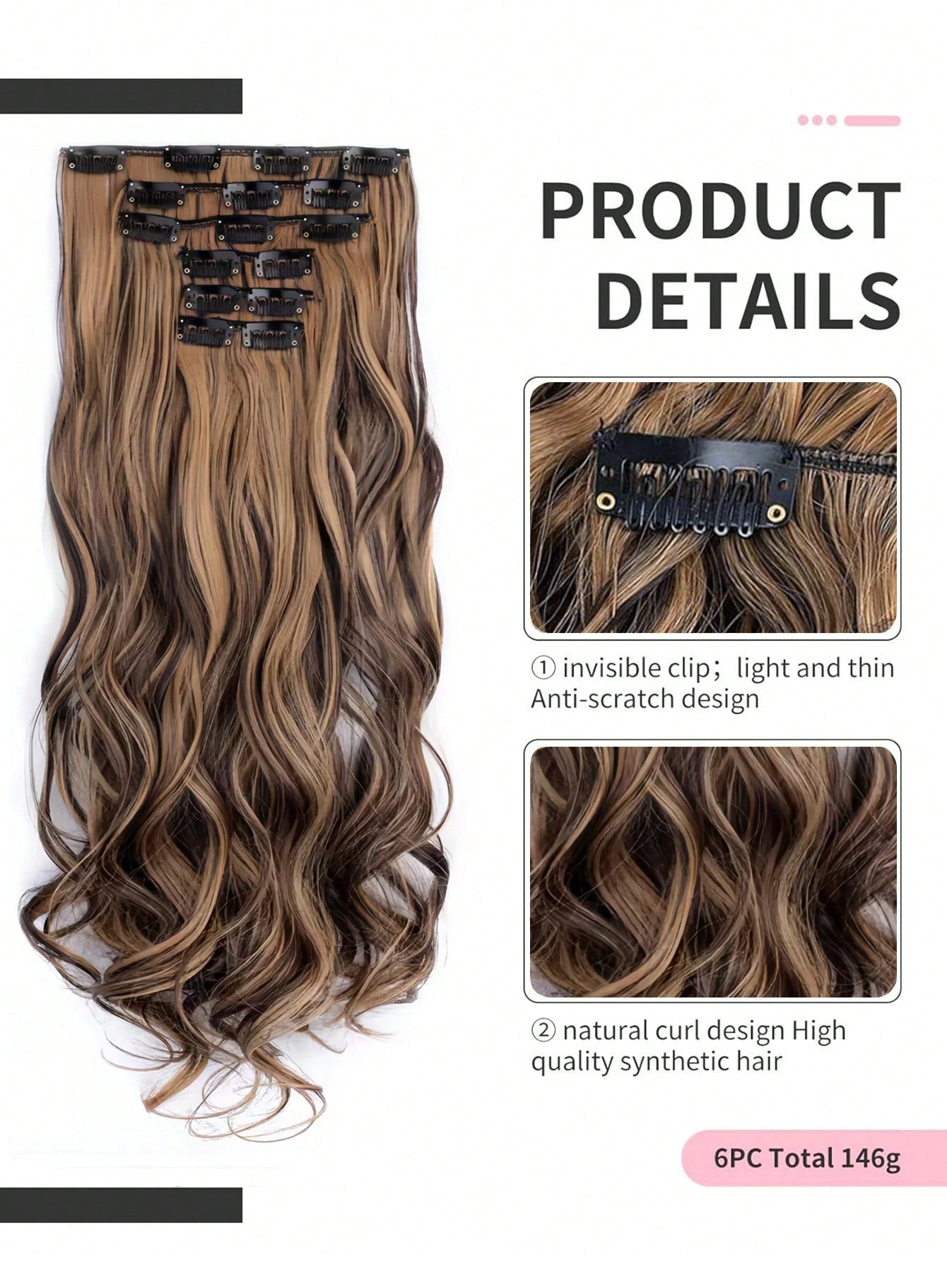 SYNTHETIC HAIR EXTENSION