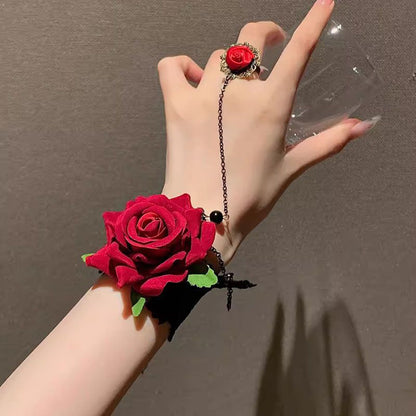 ROSE RING AND BRACELET