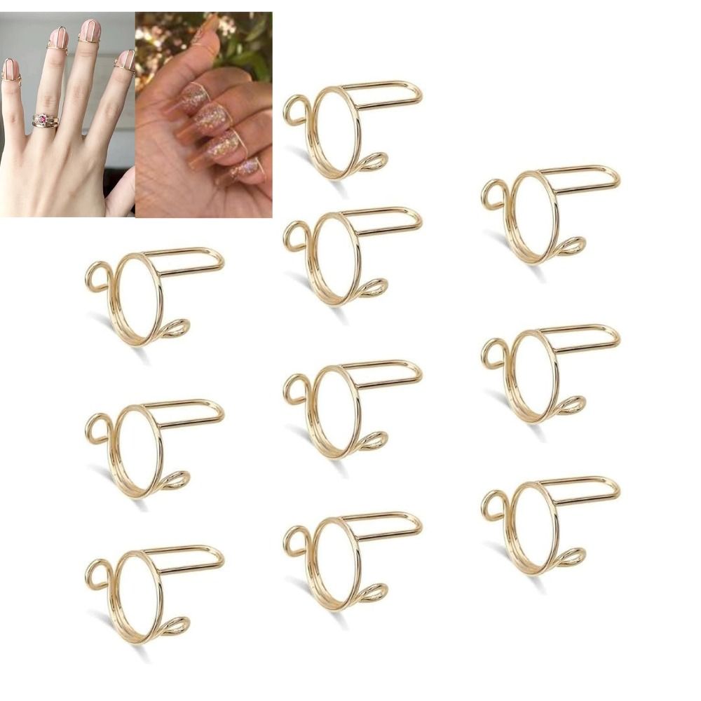 FINGERTIP NAIL RINGS CLIPS