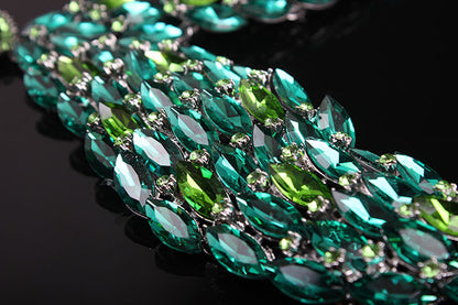 LUXURIOUS GREEN CRYSTAL SET