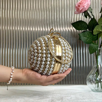 PEARL RHINESTONE BALL