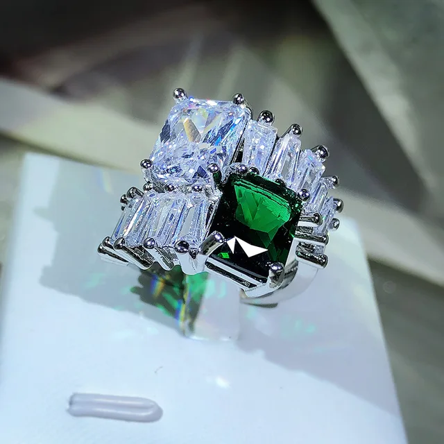 JADE ZIRCON RING