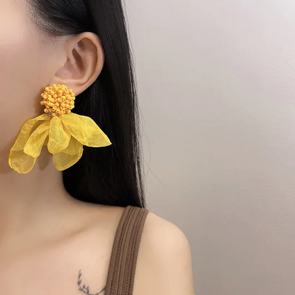 SUNFLOWER EARRINGS