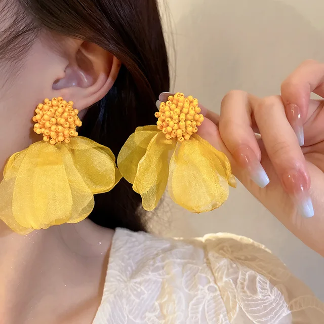 SUNFLOWER EARRINGS