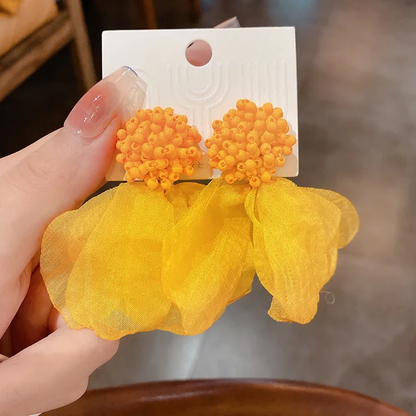 SUNFLOWER EARRINGS