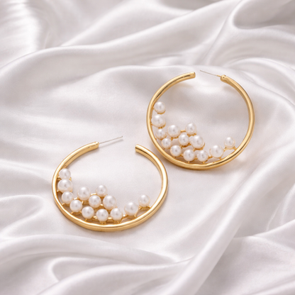 PEARL NEST EARRINGS