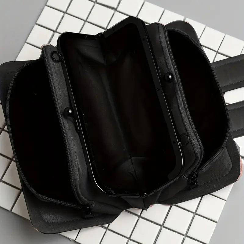 ROUND VINTAGE BUCKLE BAG