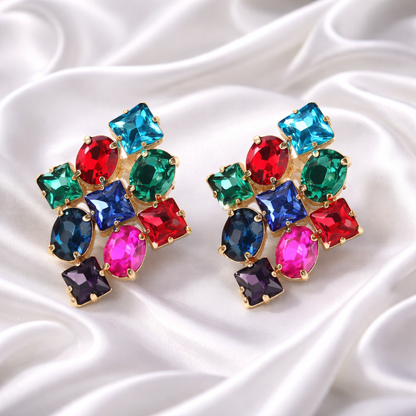DIAMOND CRYSTALS EARRINGS