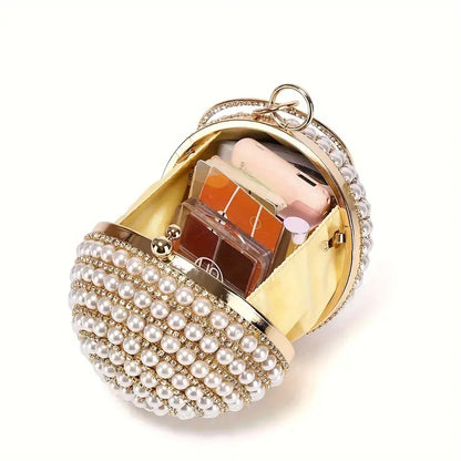 PEARL RHINESTONE BALL