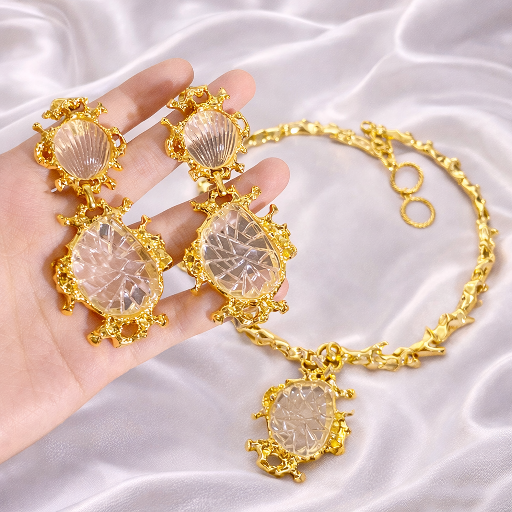 CRYSTAL GALSS SET