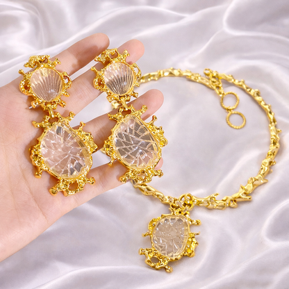CRYSTAL GALSS SET