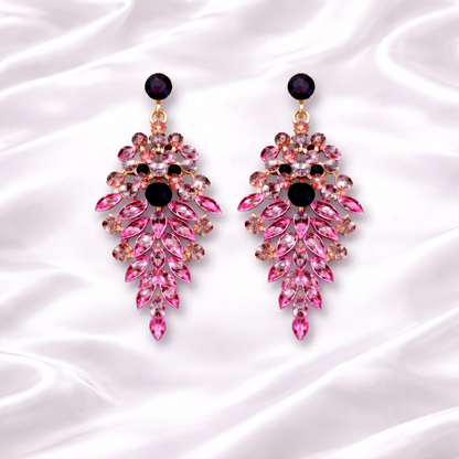 BLUSH CASCADE EARRINGS