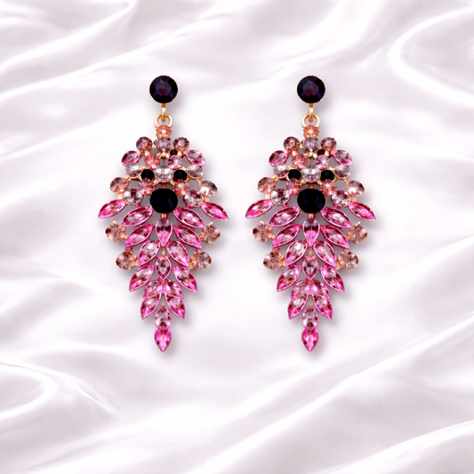 BLUSH CASCADE EARRINGS